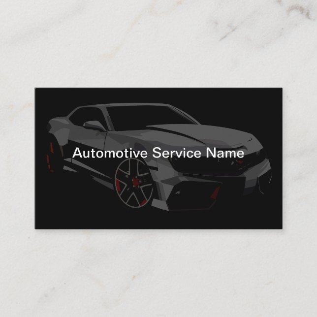 Coolest New Automotive Business Cards (Front)