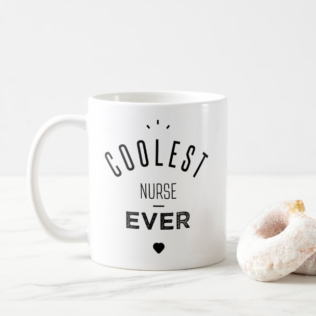 Coolest Nurse ever Coffee Mug (With Donut)