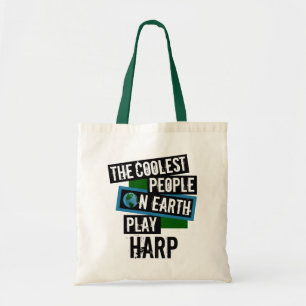 Coolest People on Earth Play Harp Tote Bag