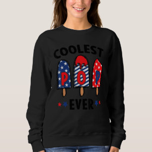 Coolest Pop Ever 4th Of July Ice Pop Kids Sweatshirt