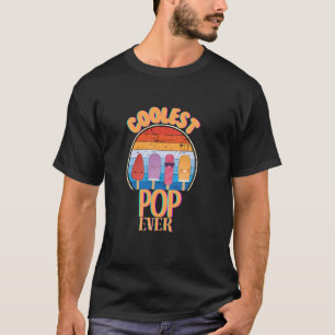 Coolest Pop Ever 4th of July Patriotic Ice-Cream T T-Shirt