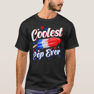Coolest Pop Ever Popsicle  Retro Bomb 4th Of July T-Shirt