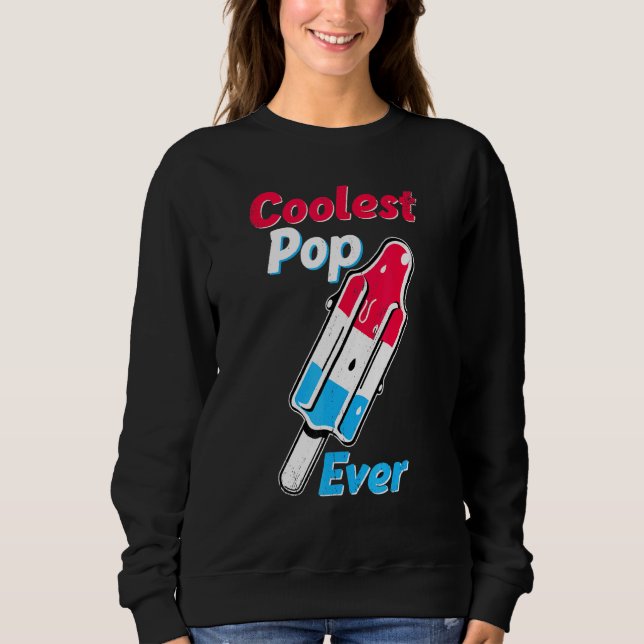 Coolest Pop Ever Popsicle Retro Bomb Sweatshirt (Front)