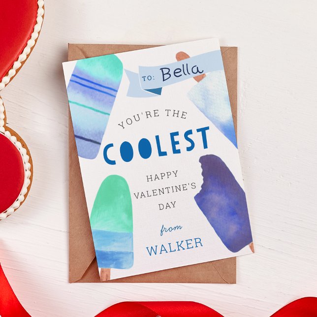 Coolest Popsicle Classroom Valentine's Day Card (Creator Uploaded)