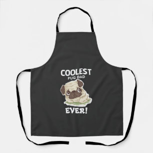 Coolest Pug Dad Ever Apron