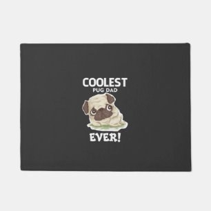 Coolest Pug Dad Ever Doormat