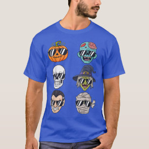 Coolest Pumpkin Halloween Skeleton Witch Vampire B T-Shirt