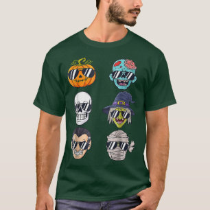 Coolest Pumpkin Halloween Skeleton Witch Vampire B T-Shirt