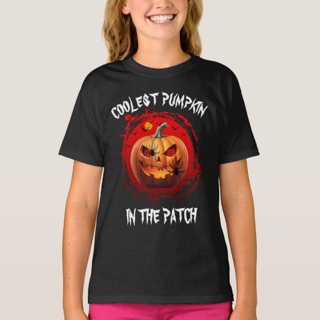 COOLEST PUMPKIN IN THE PATCH CUSTOM T-Shirt (Front)