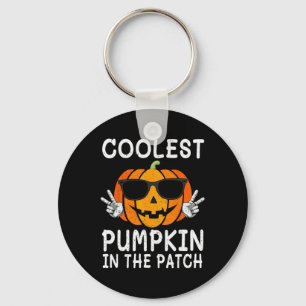 Coolest Pumpkin In The Patch Fun Boys Girls Kids H Key Ring