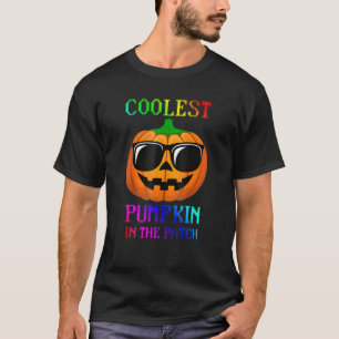Coolest Pumpkin In The Patch Halloween Boys Girls  T-Shirt