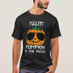 Coolest Pumpkin In The Patch Halloween Boys Girls T-Shirt