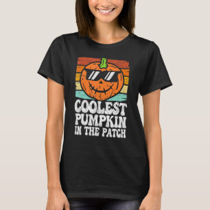 Coolest Pumpkin In The Patch Halloween Boys Girls T-Shirt