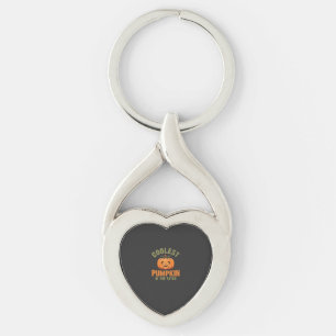 Coolest Pumpkin In The Patch Halloween Design Key Ring