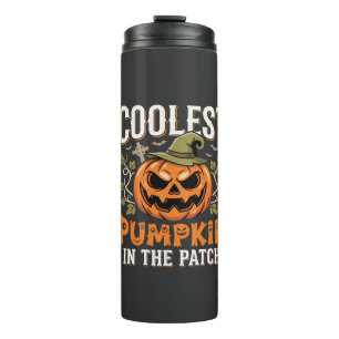 Coolest Pumpkin in the Patch Halloween Design Thermal Tumbler