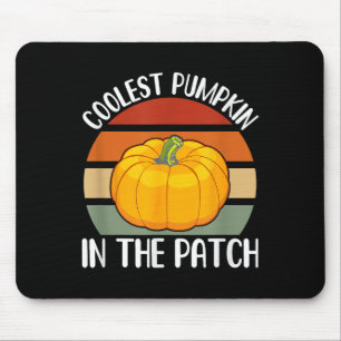 Coolest Pumpkin In The Patch Halloween For Men And Mouse Pad