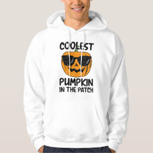 Coolest Pumpkin in the patch, Halloween Men's Hoodie