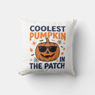 Coolest Pumpkin in the Patch Halloween Shirt_1 Cushion