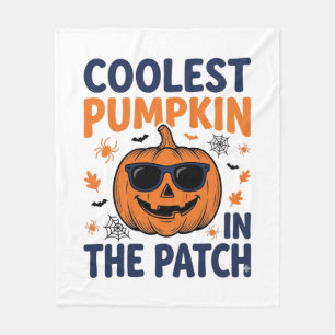 Coolest Pumpkin in the Patch Halloween Shirt_1 Fleece Blanket