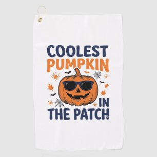 Coolest Pumpkin in the Patch Halloween Shirt_1 Golf Towel