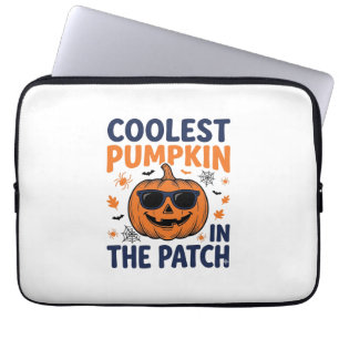 Coolest Pumpkin in the Patch Halloween Shirt_1 Laptop Sleeve