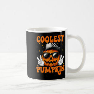 Coolest Pumpkin In The Patch Halloween Shirt Boy K Coffee Mug
