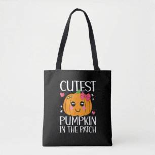 Coolest Pumpkin In The Patch Halloween Thanksgivin Tote Bag