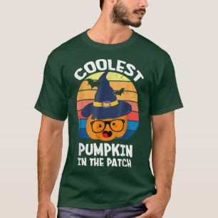 Coolest Pumpkin In The Patch Halloween Toddler Boy T-Shirt