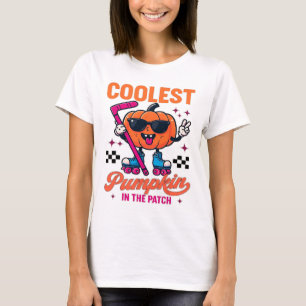 Coolest Pumpkin In The Patch – Roller Hockey Fun D T-Shirt