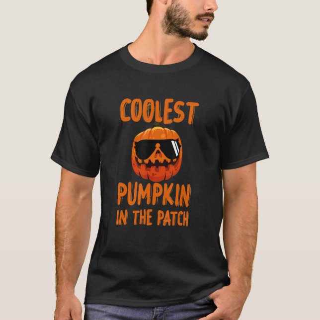 Coolest Pumpkin In The Patch T-Shirt (Front)