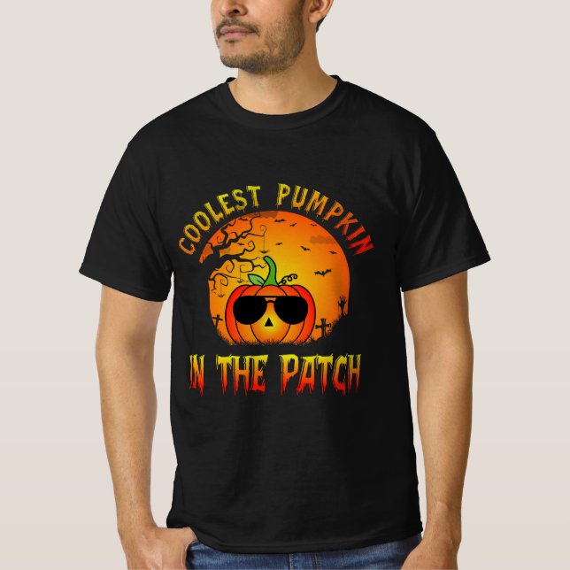Coolest Pumpkin In The Patch T-Shirt (Front)