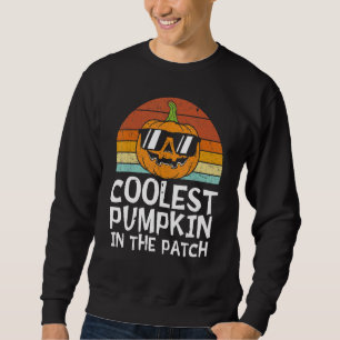 Coolest Pumpkin In The Patch Toddler Boys Hallowee Sweatshirt