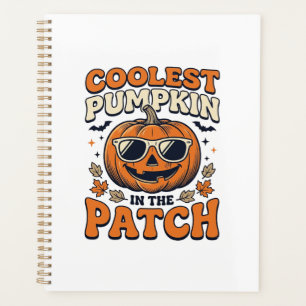Coolest Pumpkin In The Patch Vintage Halloween Shi Planner