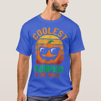 Coolest Pumpkin In The Patch Vintage Pumpkin Hallo T-Shirt