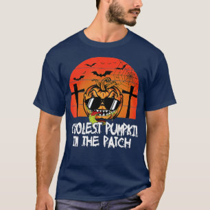 Coolest Pumpkin In The Patch Vintage Pumpkin Hallo T-Shirt