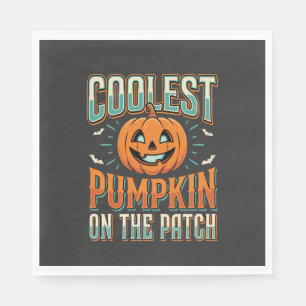 Coolest Pumpkin On The Patch Halloween Design_1 Napkin