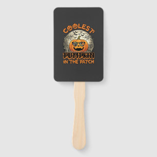 Coolest Pumpkin Patch Halloween Spooky Sunglasses_ Hand Fan