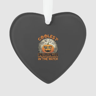 Coolest Pumpkin Patch Halloween Spooky Sunglasses_ Ornament