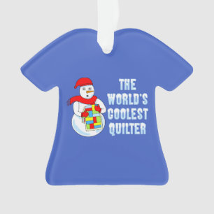 Coolest Quilter T-Shirt Ornament