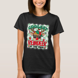 Coolest Reindeer At The Le Funny Christmas Matchin T-Shirt