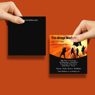 Coolest Rock Band Business Cards