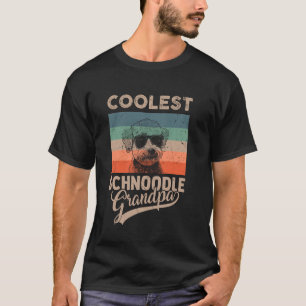 Coolest Schnoodle Grandpa Men Gifts Funny Dog Gran T-Shirt