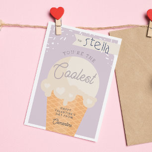 Coolest Scoop Classroom Valentine's Day Card