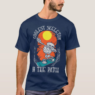 Coolest Skeleton In The Patch Halloween T-Shirt