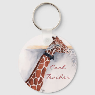 Coolest Teacher Key Ring