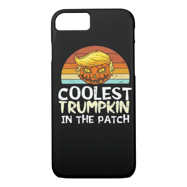 Coolest Trumpkin Patch Case-Mate iPhone Case (Back)
