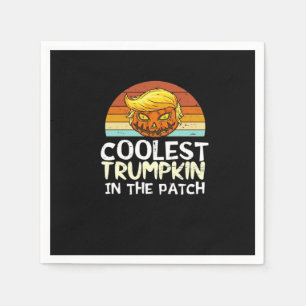 Coolest Trumpkin Patch Napkin