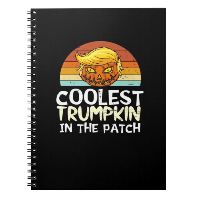 Coolest Trumpkin Patch Notebook (Front)