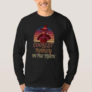 Coolest Turkey In The Flock Toddler Boys Funny Tha T-Shirt