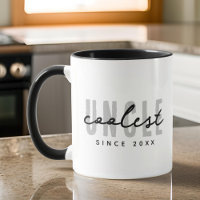 Coolest Uncle Modern Elegant Simple Father's Day